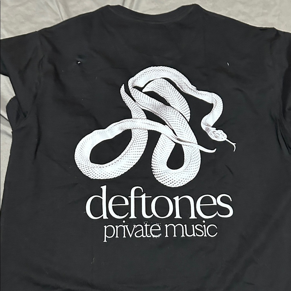 Deftones 2025 Private Music Snake Logo Tee